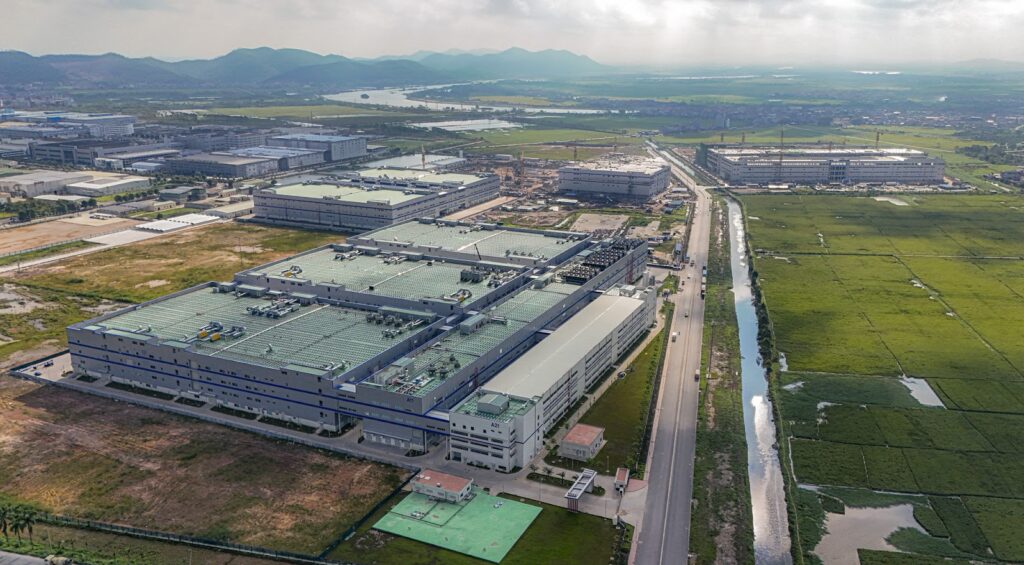 Mặt bằng nhà máy Foxconn - Fulian